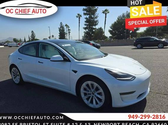 TESLA MODEL 3 2022 5YJ3E1EB4NF309882 image